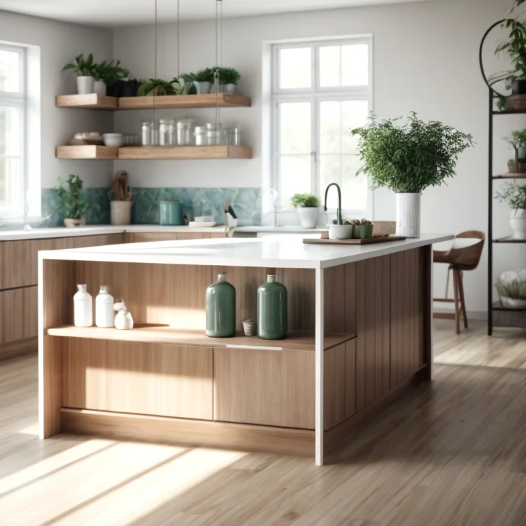 リビング清掃の様子